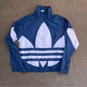Adidas original big logo jacket preowned